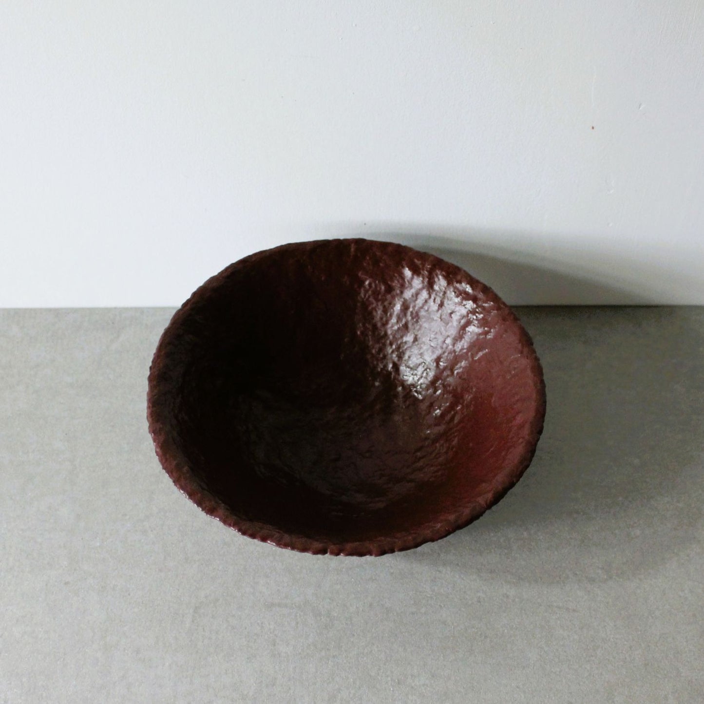Footed bowl - sienna