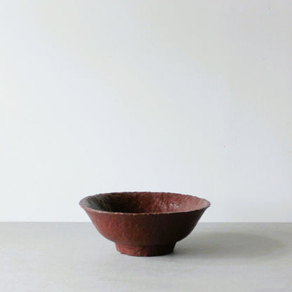 Footed bowl - sienna