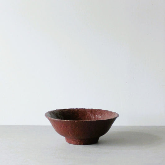 Footed bowl - sienna