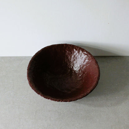 Footed bowl - sienna