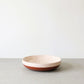 Trinket dish - pink champagne / red earth